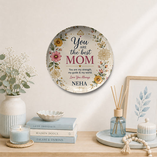 Personalized Mother’s Day Ceramic Plate