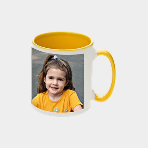 Inner Light Yellow Coffee Mug