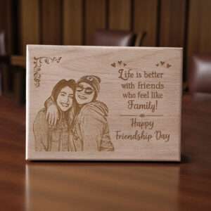 Personalized Wooden Photo Plaque for Friends
