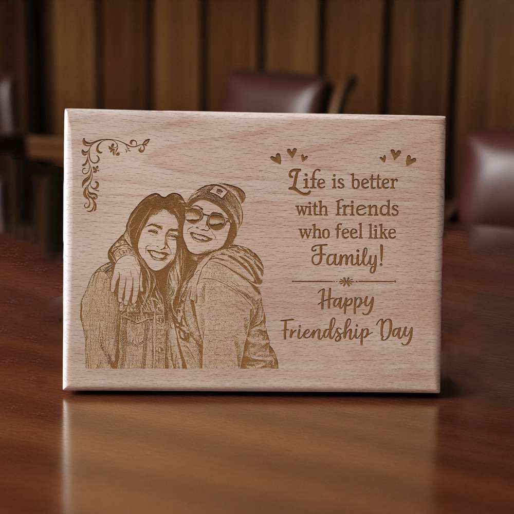 Wooden Plaque For Friends