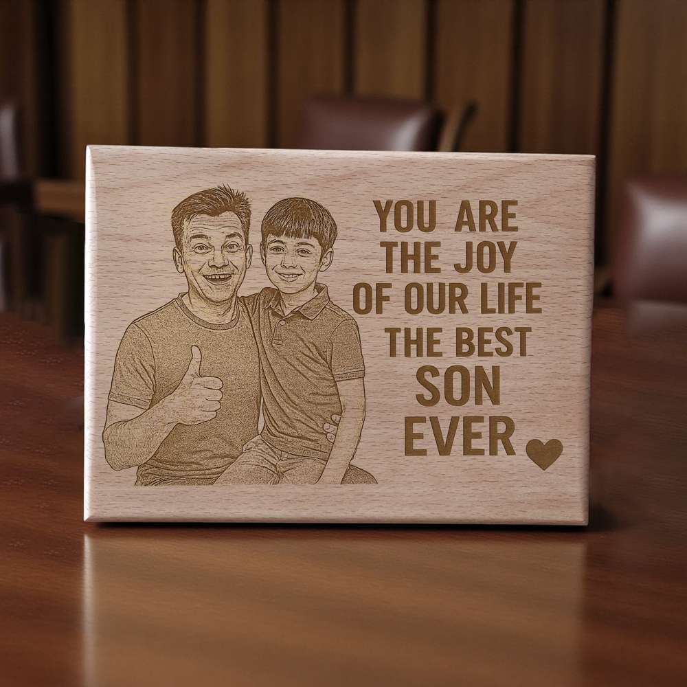 Wooden Plaque for Son