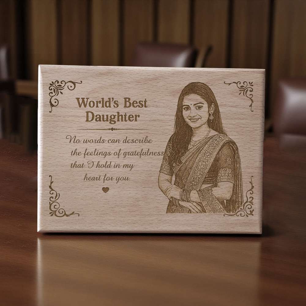 Wooden Plaque For Daughter