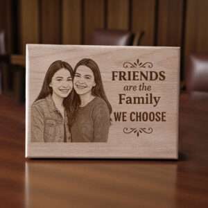 Personalized Wooden Photo Plaque for Friends