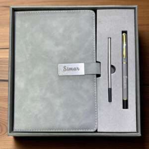 Personalized Diary & Pen Gift Set